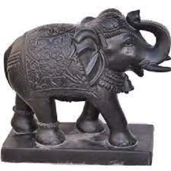Black Elephant Statue